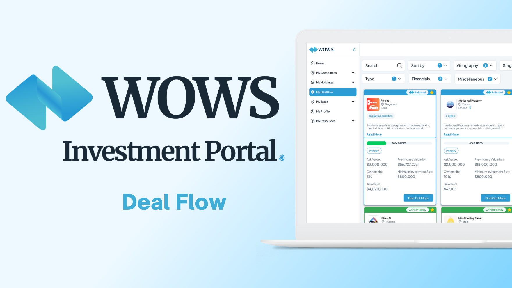 Access Exclusive Investment Opportunities with WOWS Dealflow