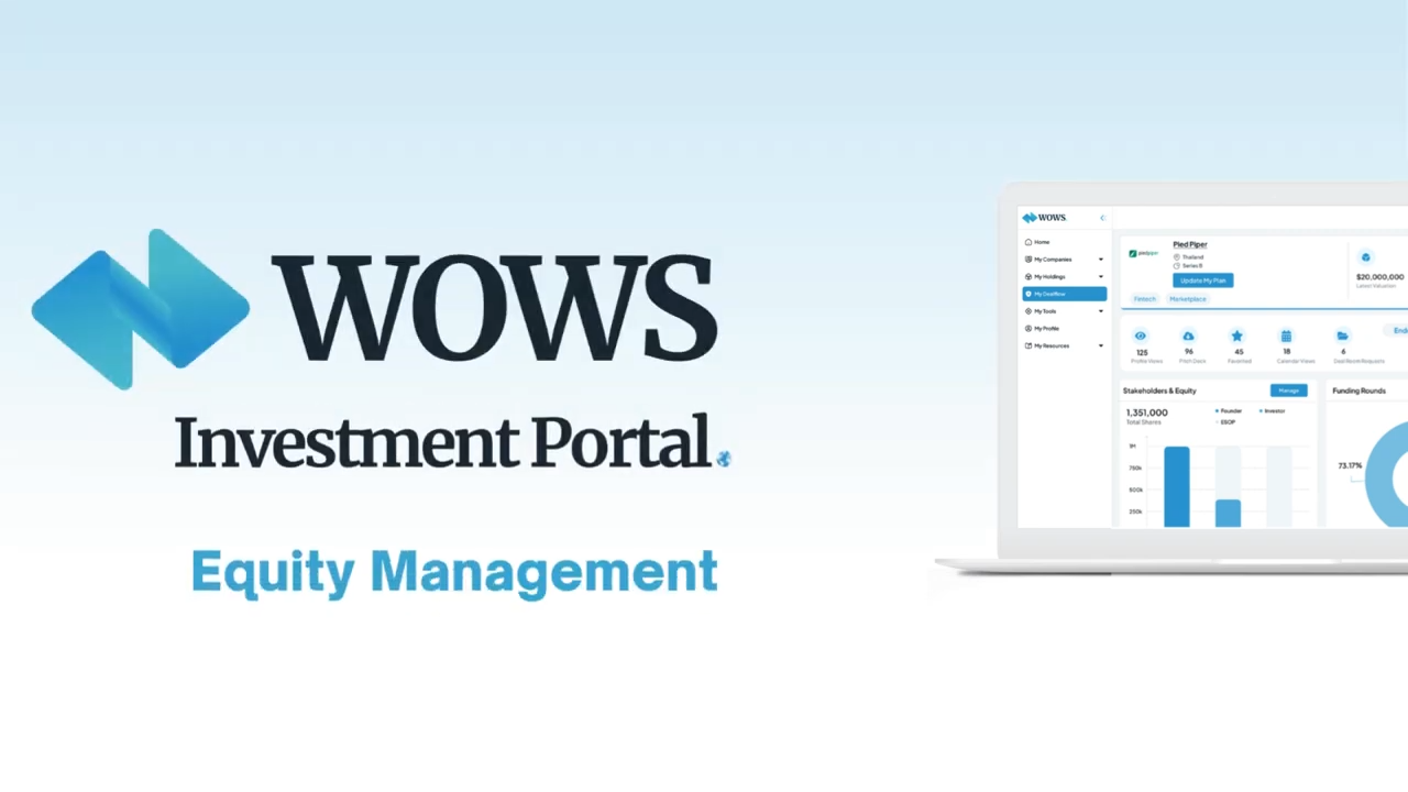Revolutionizing Startup Equity Management with WOWS Investment Portal