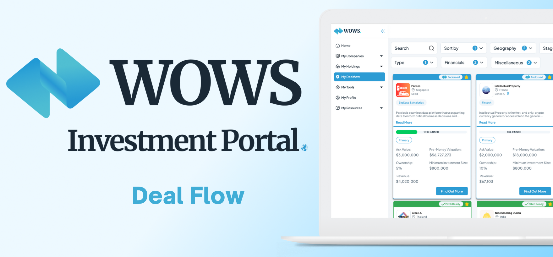 Access Exclusive Investment Opportunities with WOWS Dealflow