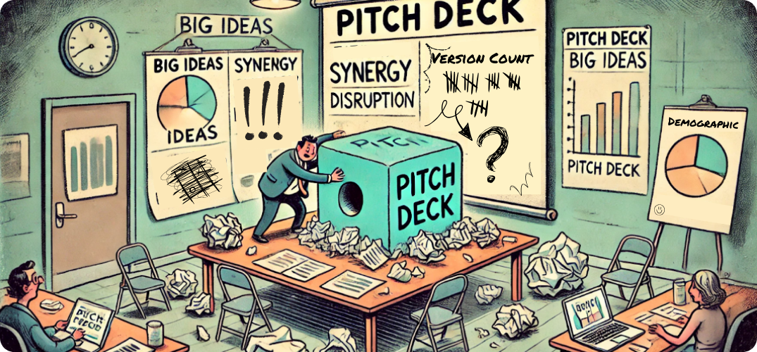 The Pitch Deck: Turning Bold Ambitions into Buzzwords and Bullet Points