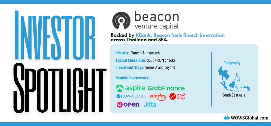 Beacon VC: Powering Fintech and Innovation from Within Thailand’s Financial Core